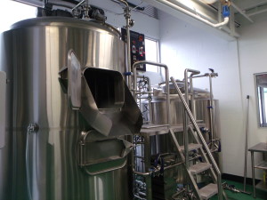 Darwin Brewing Company's shiny new 15bbl brewhouse.