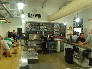 Darwin's tasting room pours forth a stream of Andean-influenced beers.