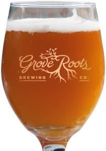 Grove Roots Brewing Glass