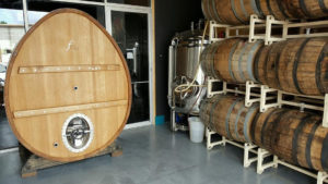 Hourglass Brewery recently invested in an oak egg fermenter.