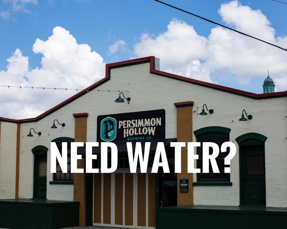 Persimmon Hollow Brewing offers free water during hurricane