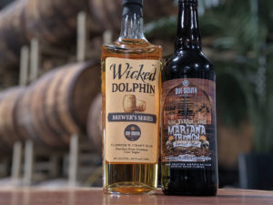 Due South Brewing and Wicked Dolphin Rum team up