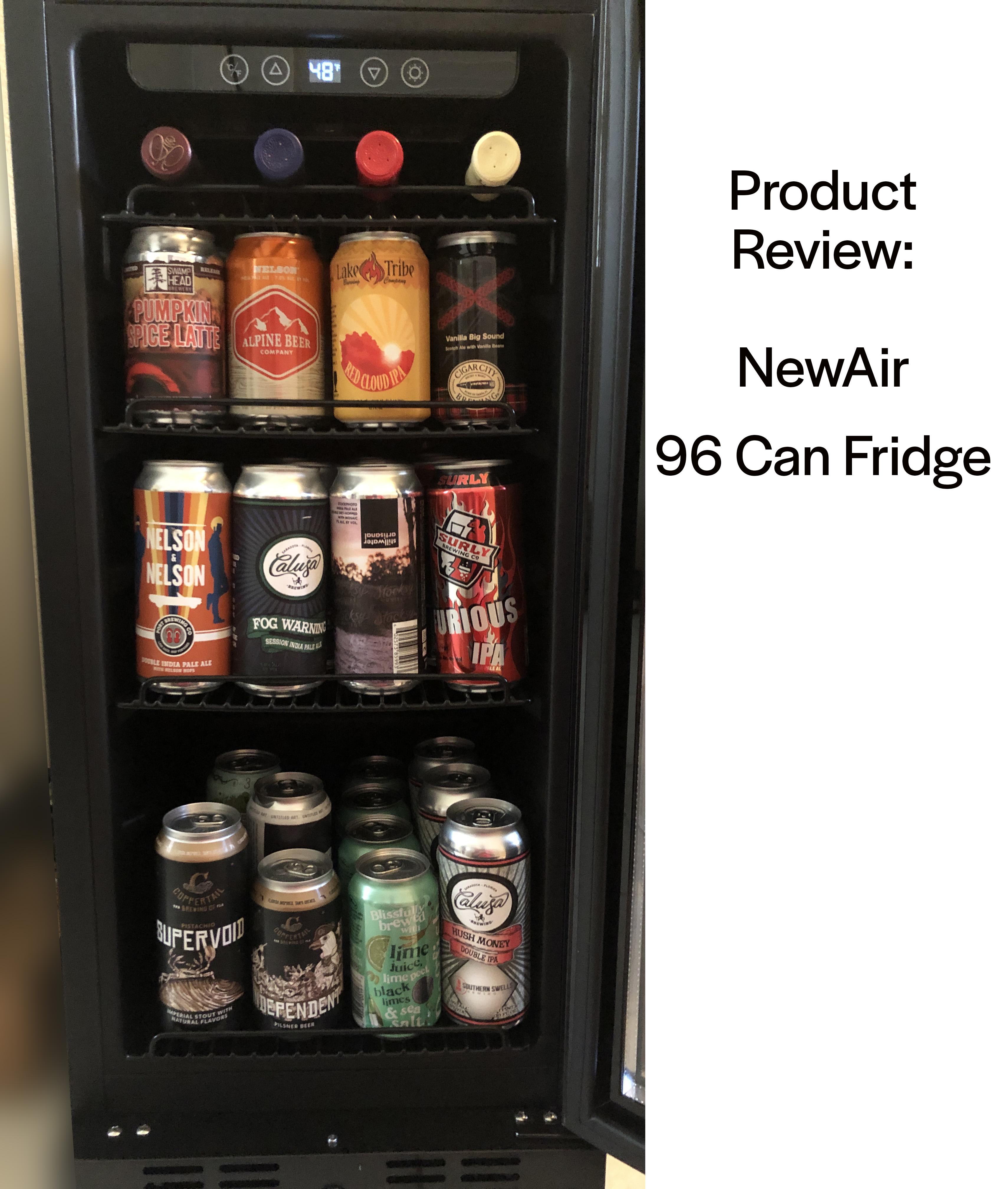 Product Review NewAir 96 Can Fridge