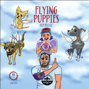 Label for 7venth Sun Brewery Flying Puppies