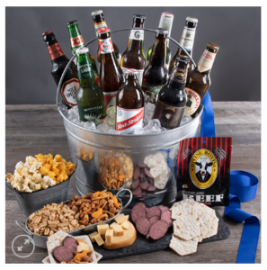 Beer-themed gift basket #3