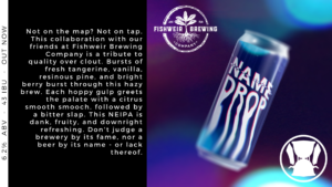Hourglass Brewing and Fishweir Brewing collaboration Name Drop