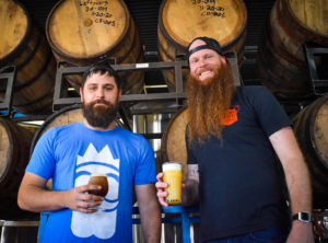 Magnanimous Coffee founder Derek and Magnanimous Brewing brewer Eric