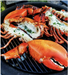 Grilled lobster