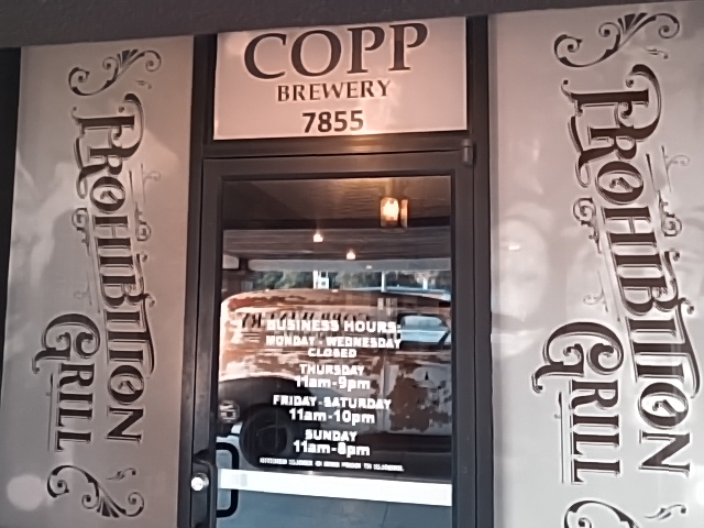 Copp Prohibition Grill Door