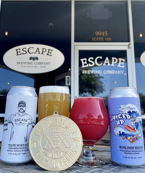Escape Brewing's two new canned offerings