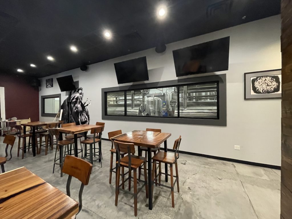 Interior back of tasting room