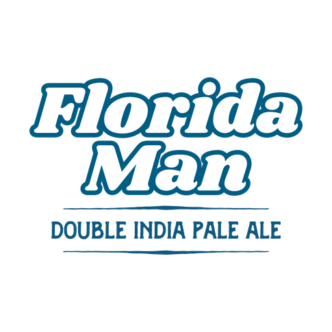 Florida Man Double IPA Word Logo