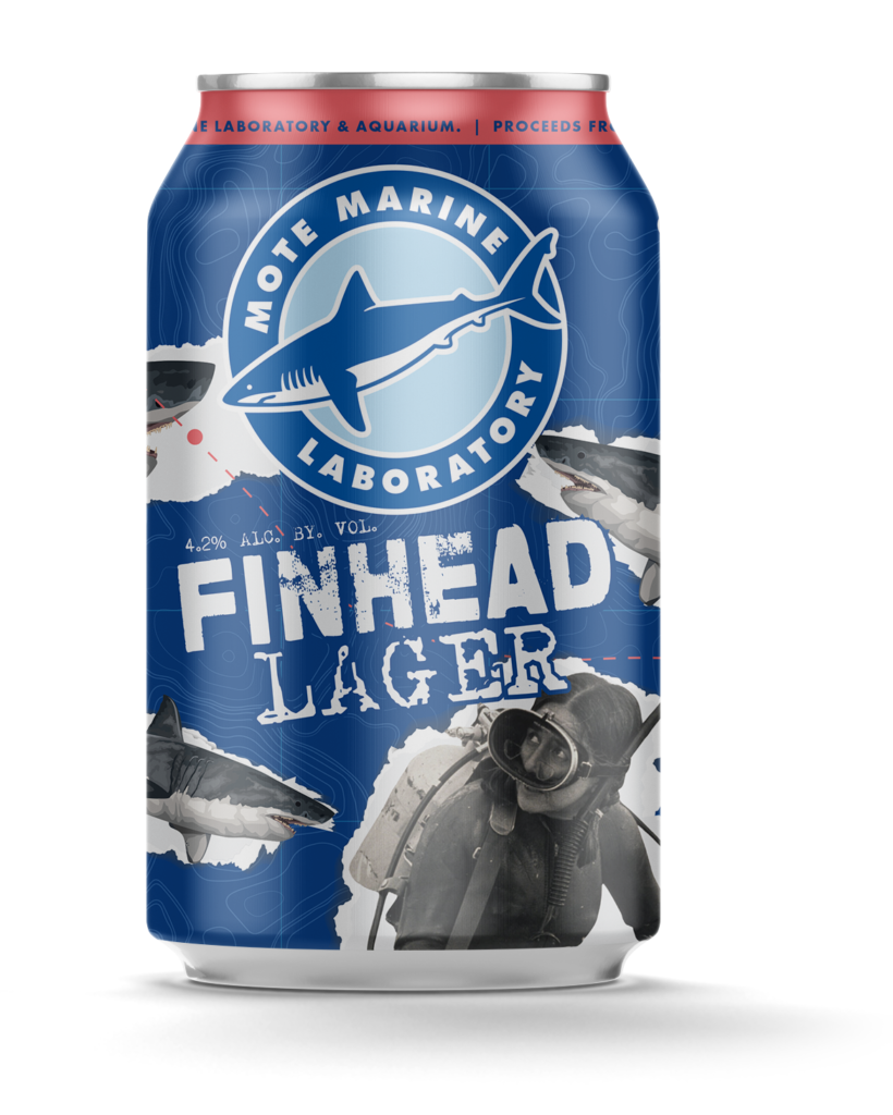Big Top Brewing and Mote Marine Lab Finhead Lager