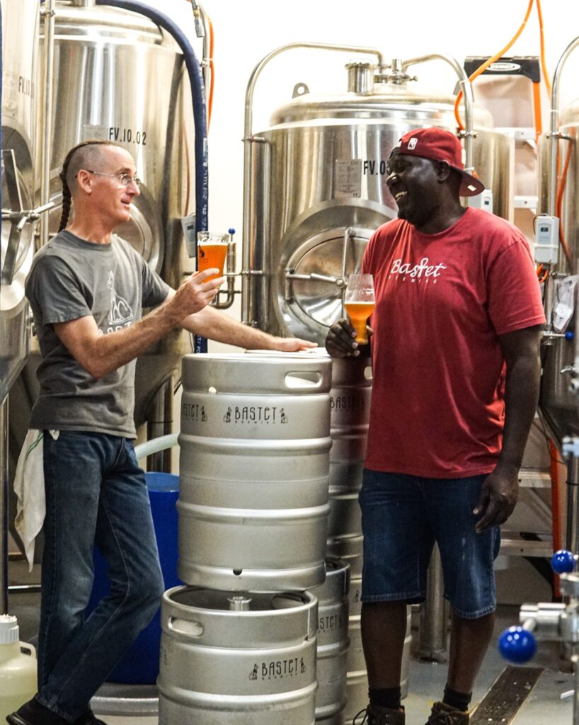 Bastet Brewing co-founder Huston and Tom