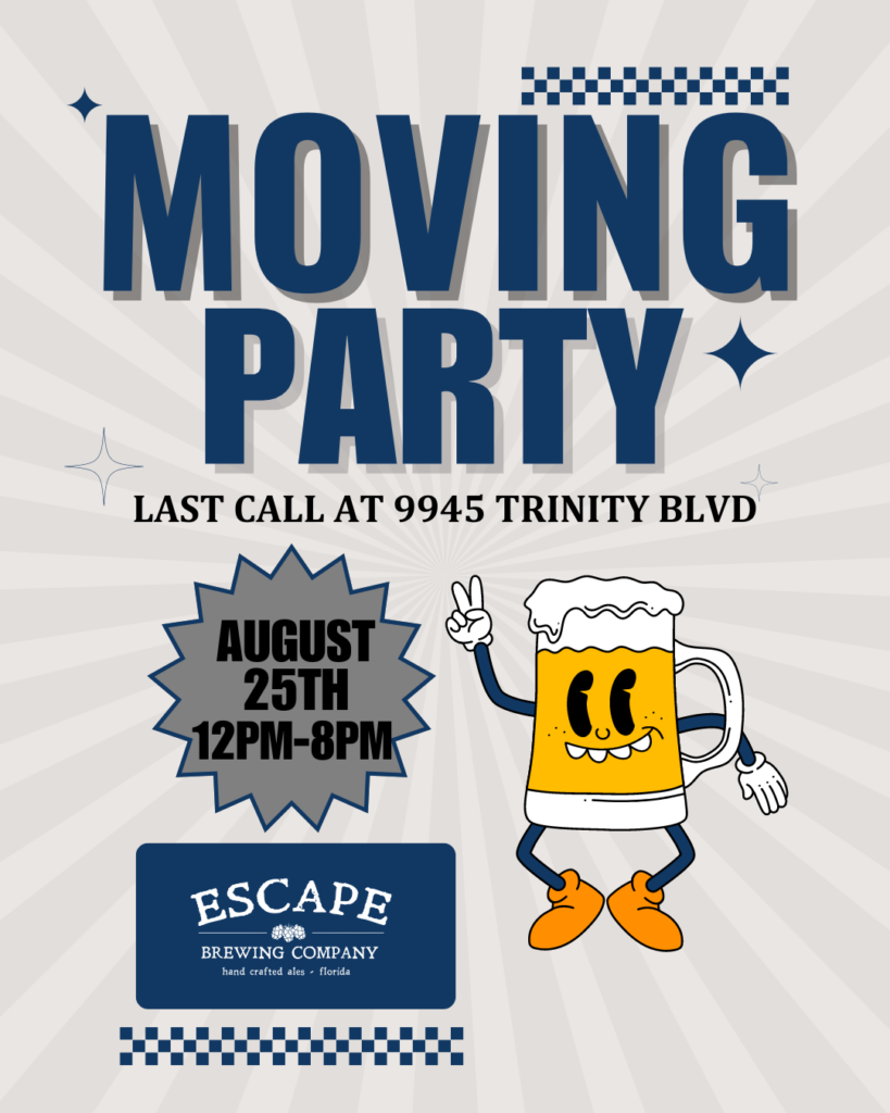 Escape Brewing Company Moving Party