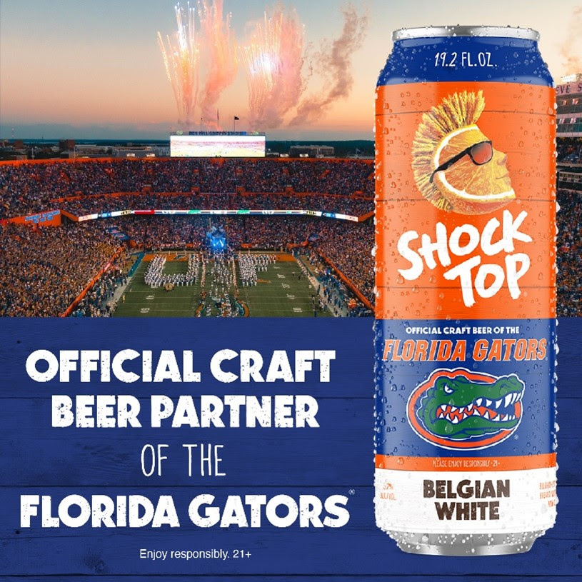 Shock Top - the official craft beer of University of Florida Athletics