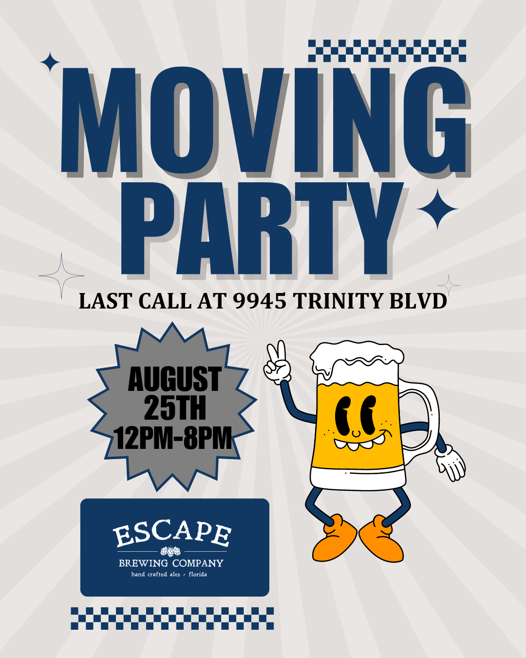 Escape Brewing Company Moving Party