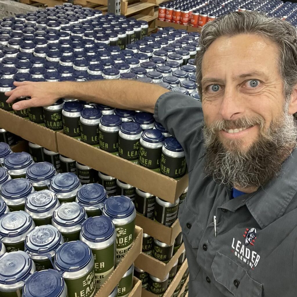 Leader Brewing owner Max