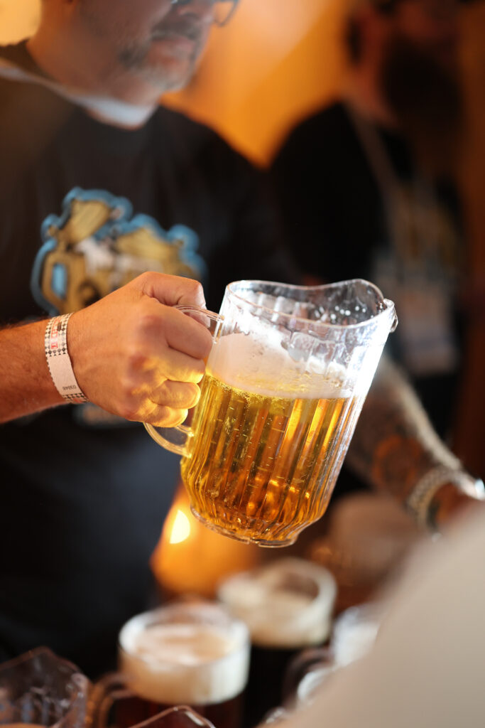 Pitcher of beer at the Great American Beer Festival