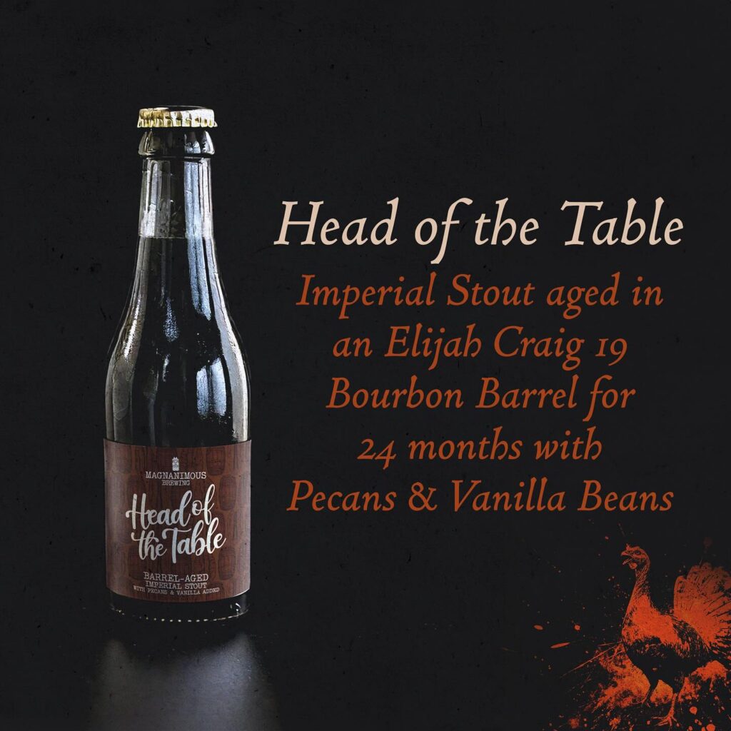 Magnanimous Brewing Head of Table