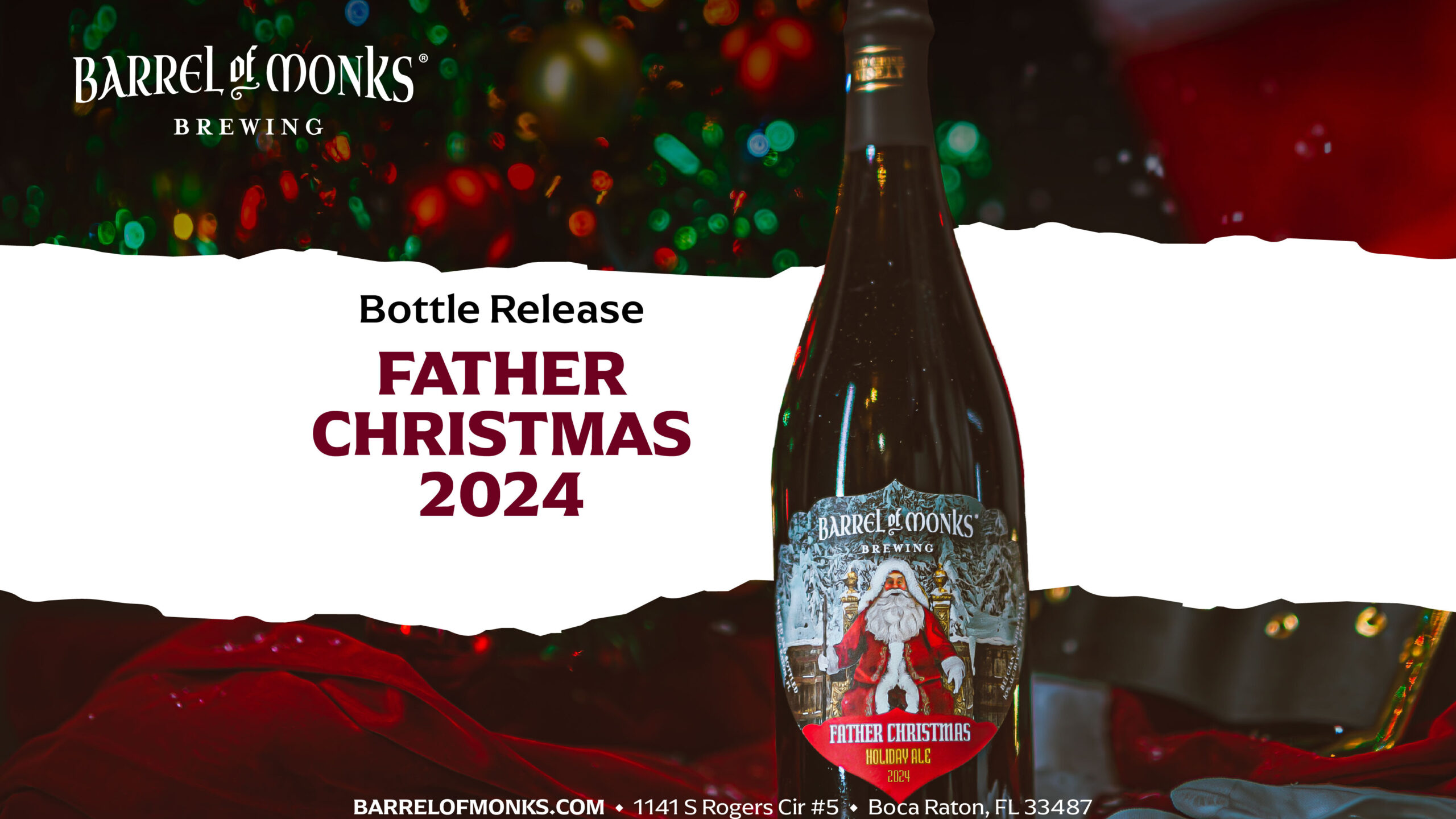 Barrel of Monks Father Christmas Ale 2024