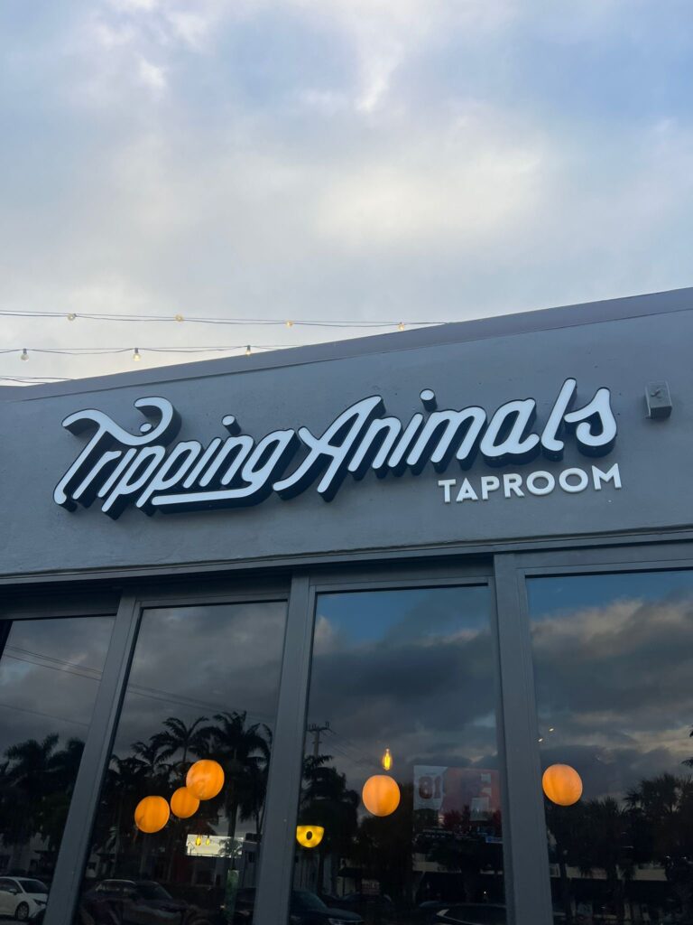 Tripping Animals Brewing Oakland Park Doors