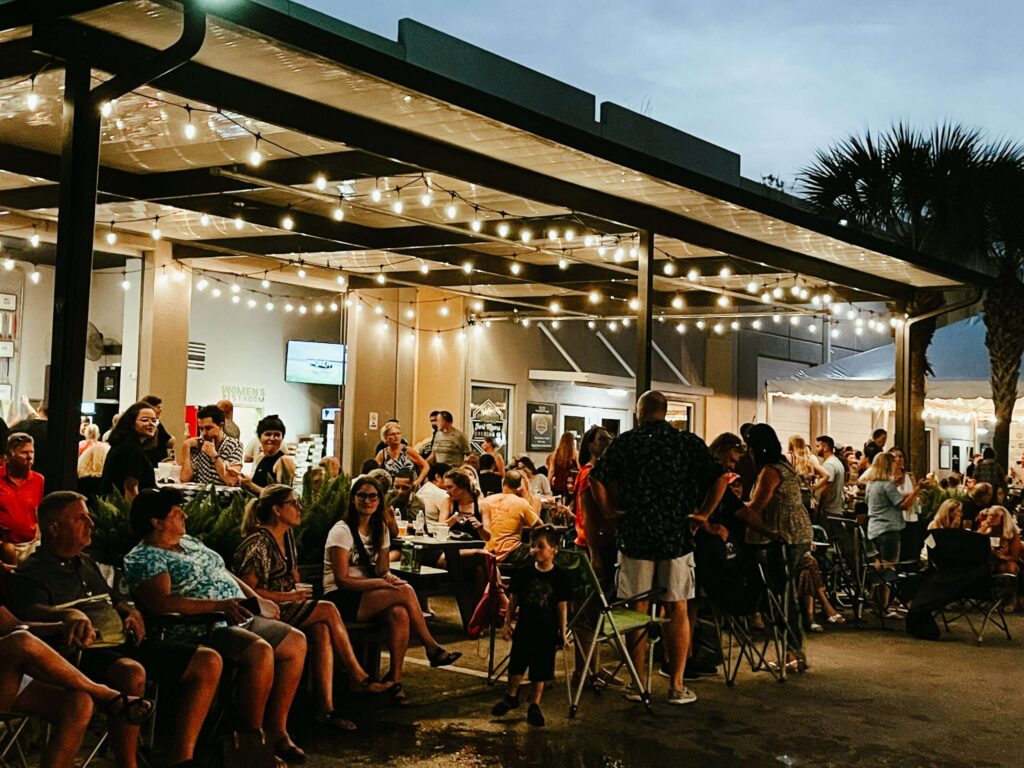 Crowd at Fort Myers Brewing Anniversary